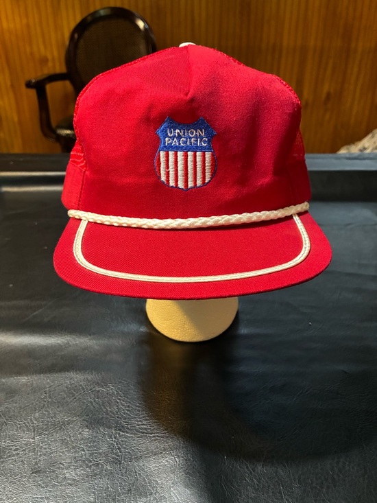 Union Pacific Embroidered Red Rope-Trim Cap